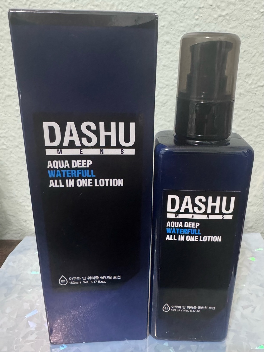 DASHU Men’s Aqua Deep Waterfull All In One Lotion 153ml / Net. 5.17 fl oz